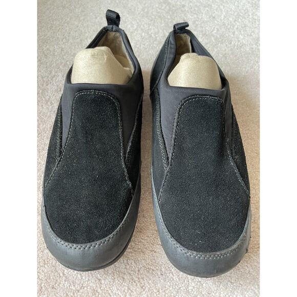 Sporto Women's Size 11 Black Stretchy Comfort Slip On Shoes with Pull on Tab - Picture 1 of 9
